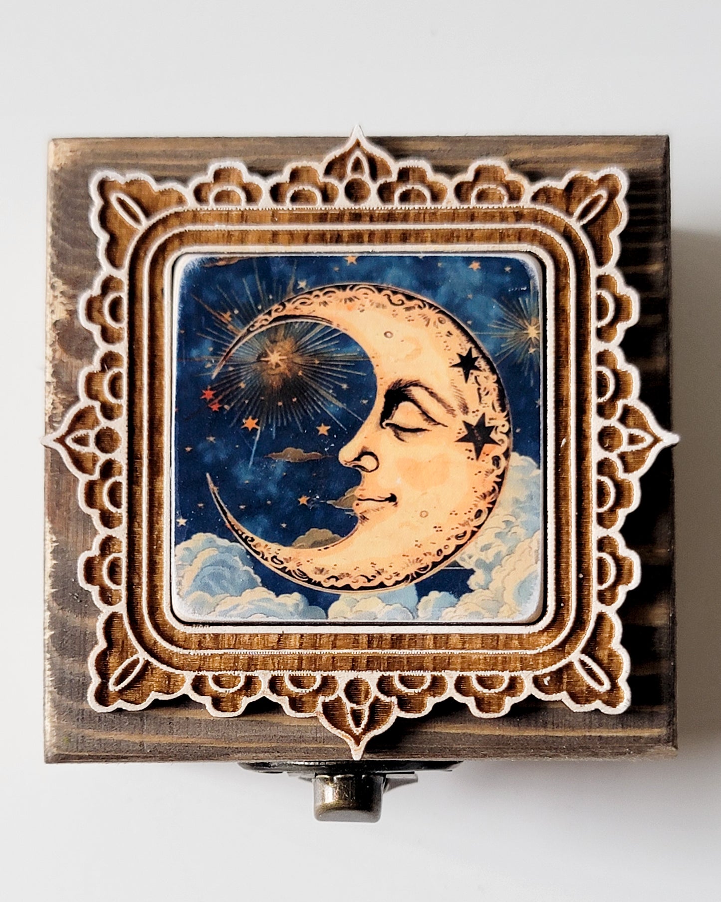 Ring Box - Crescent Moon