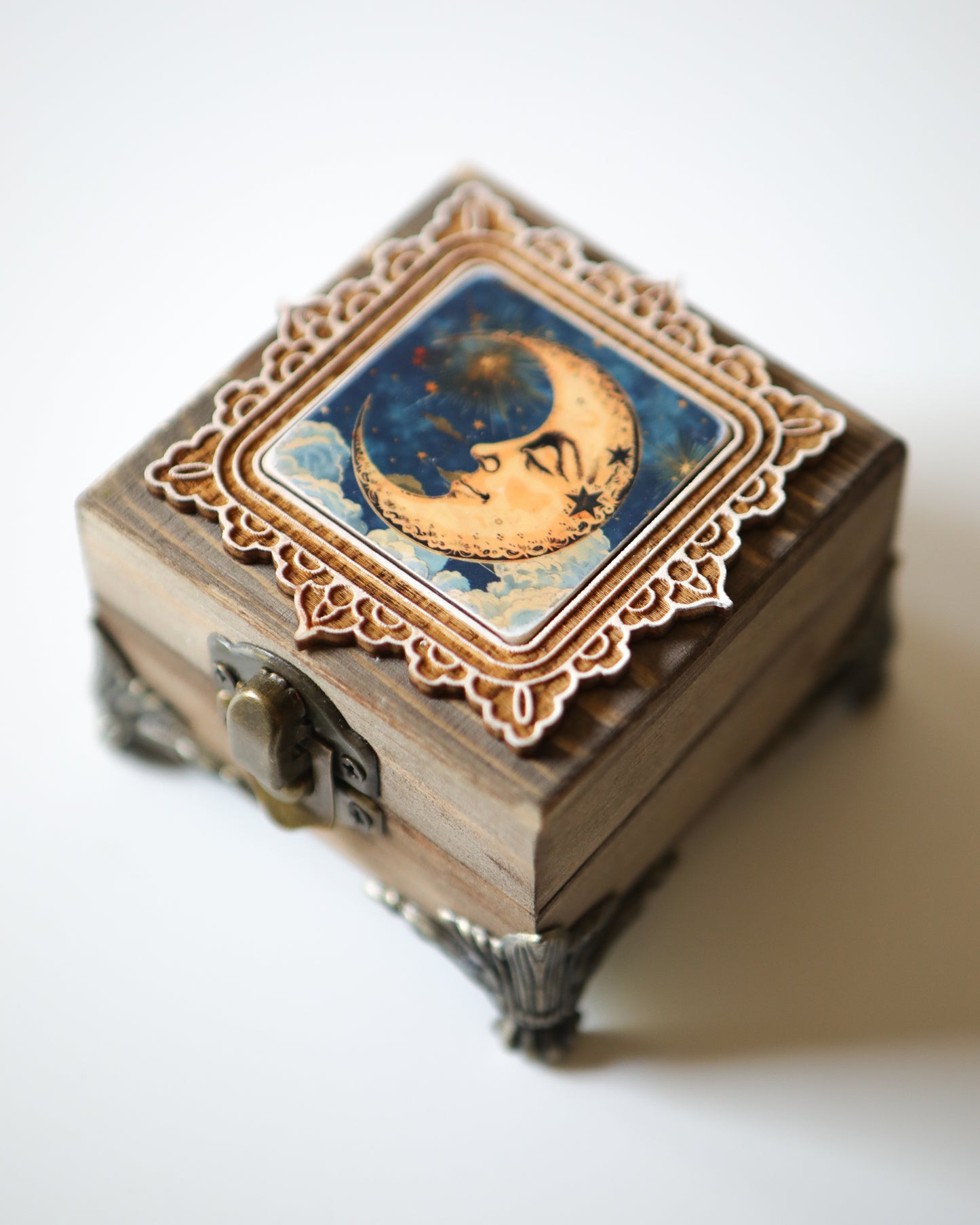 Ring Box - Crescent Moon